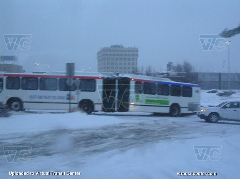 SEPTA 7145 on Route 27
Jackknifed in the snow on a cold winter day
