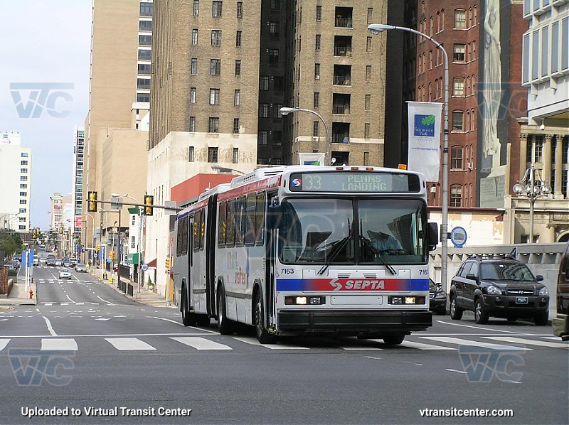 SEPTA 7163 on Route 33
Route 33 to Penn's Landing
