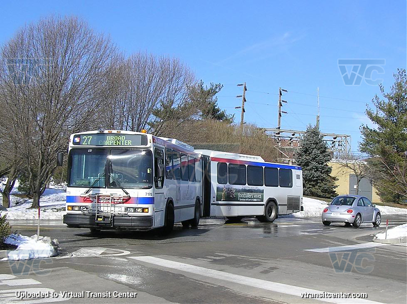 SEPTA 7178 on Route 27
Route 27 to Broad-Carpenter
