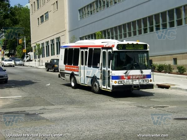 SEPTA 4575 on Route 97
Route 97 Penn Square Norristown
June 2nd, 2005
Keywords: SEPTA Bus;Eldorado