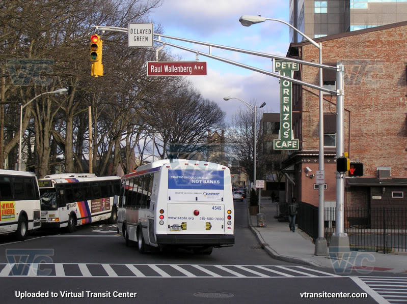 SEPTA 4545 on Route 127
Rear View
December 17th 2009
Keywords: SEPTA Bus;Eldorado