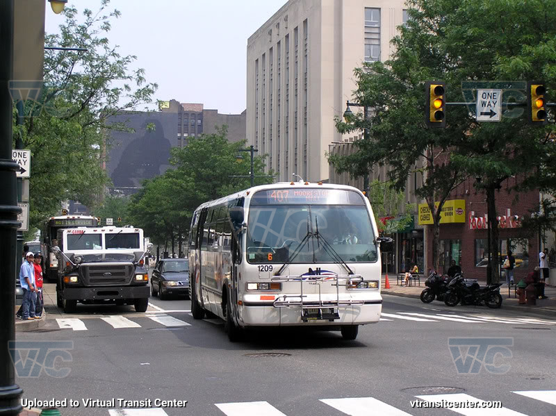 NJ Transit 1209 on Route 407
Route 407 to Mooresrown Mall
