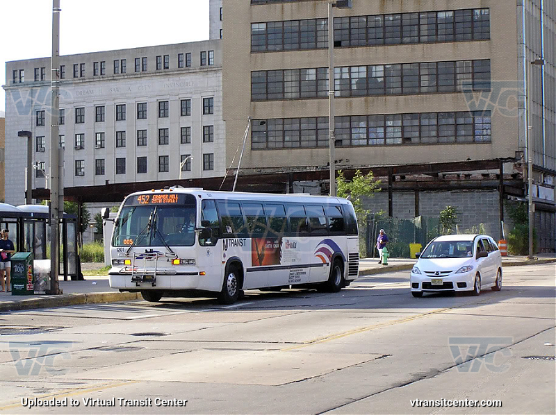 NJ Transit 1201 on Route 452
Route 452 to Cramer Hill - 29th Street
