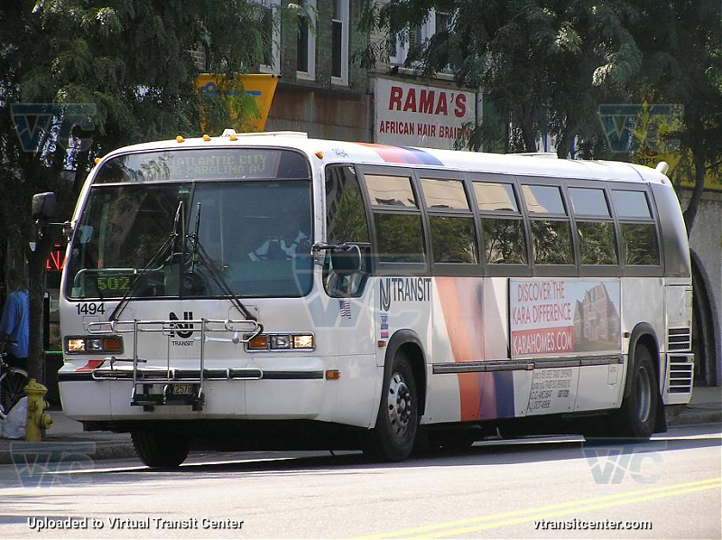 NJ Transit 1494 on Route 509
Route 509 to Alantic City - Carolina Avenue
