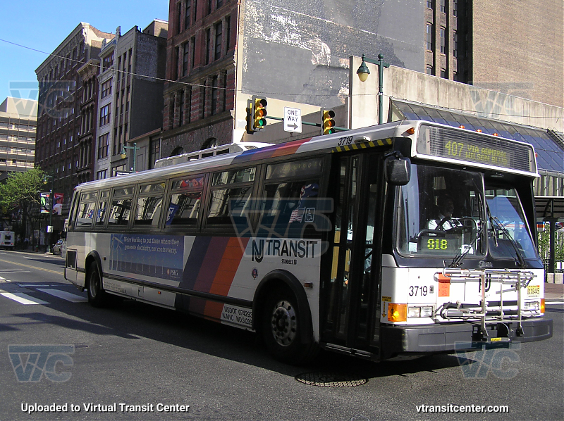 NJ Transit 3719 on Route 407
Route 407 Moorestown Mall
April 27th 2009
