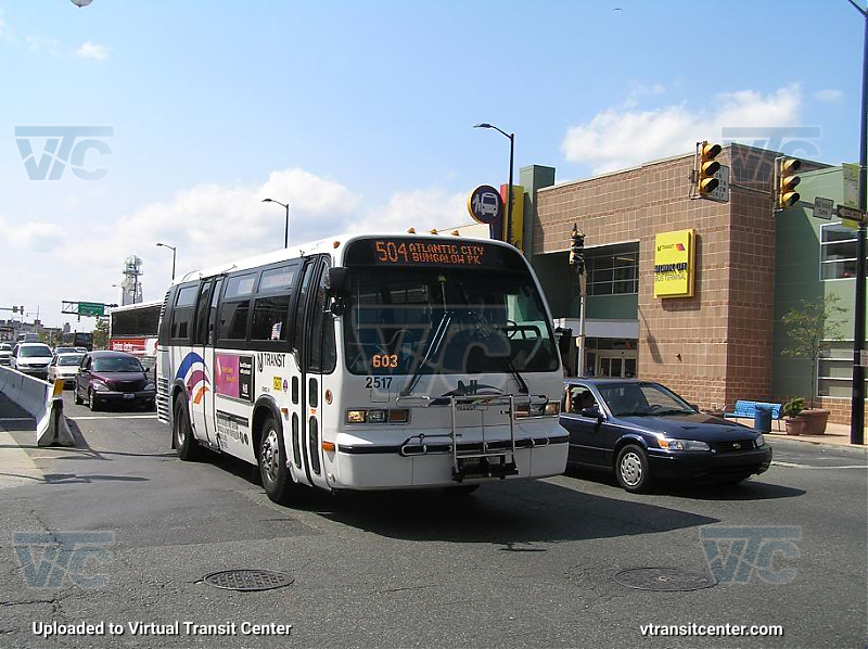 NJ Transit 2517
Route 504 to Bungalow Park, Atlantic City
September 18th 2005
Keywords: NJTBus;RTS30