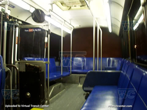 Interior of SEPTA Neoplan 3470
Suburan spec, note the leather seats
