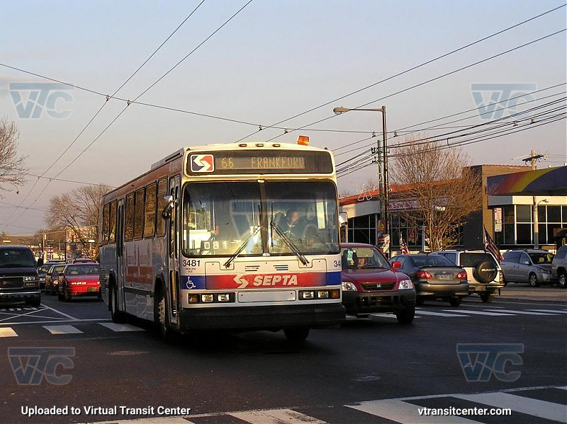 SEPTA Neoplan 3481 on Route 66
Route 66 to Frankford Terminal
Keywords: SEPTA;Neoplan AN440