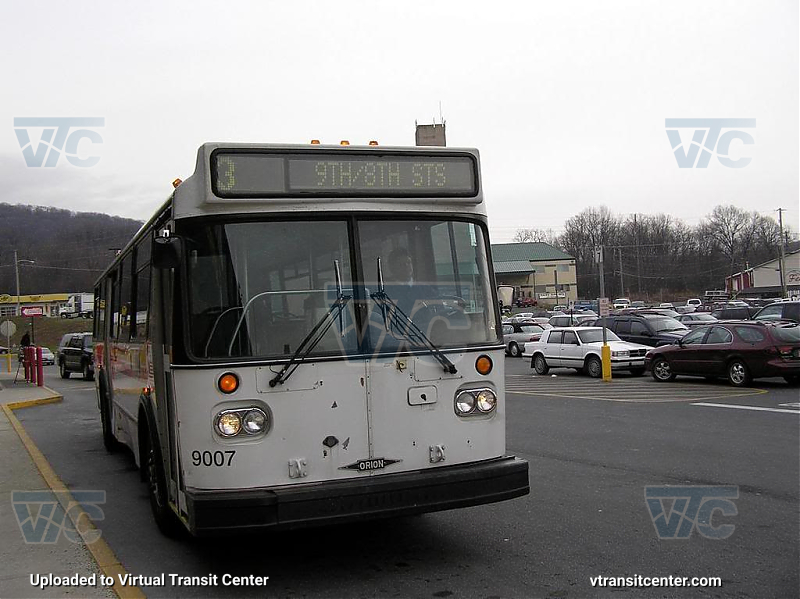 BARTA 9007 on Route 3
Route 3 to 8th and 9th Streets
December 21st 2006
