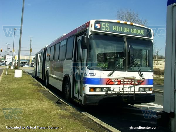 SEPTA 7233 on Route 55
Willow Grove Park Mall, Willow Grove, PA
