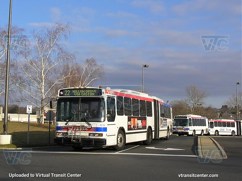 SEPTA 7233 on Route 22
Route 22 to Willow Grove via Easton
