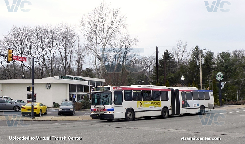 SEPTA 7234 on Route 55
Route 55 to Olney Terminal

