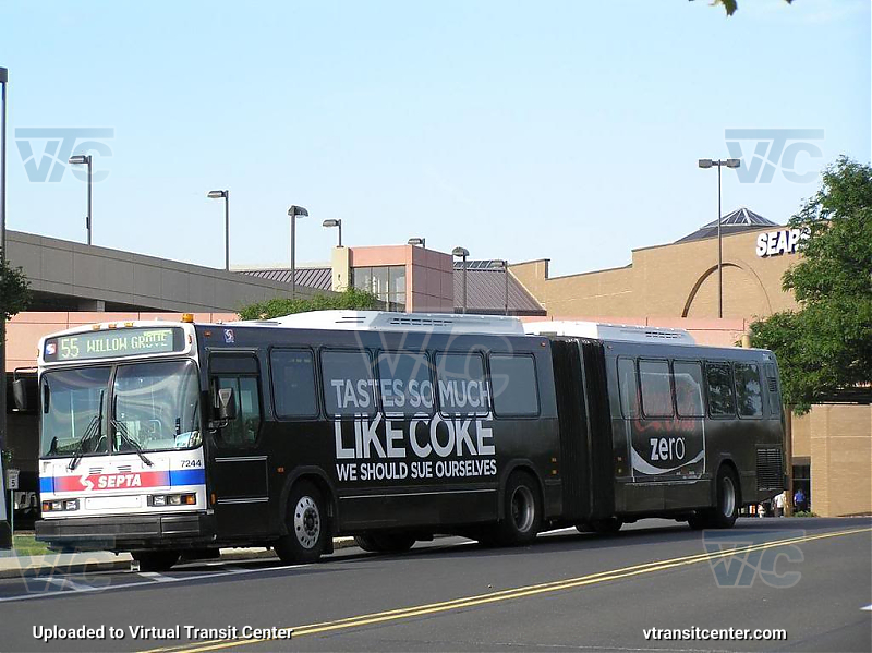 SEPTA 7244 on Route 55
Route 55 to Willow Grove
Coke Zero Wrap
