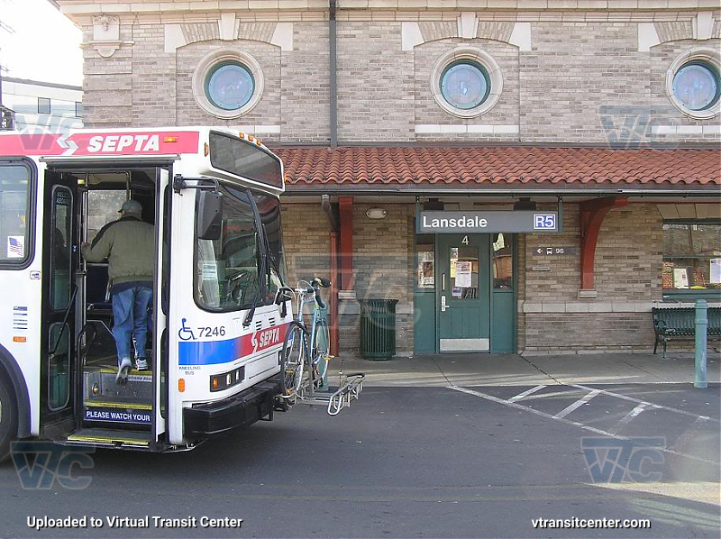 SEPTA 7246 on an R5 Shuttle
