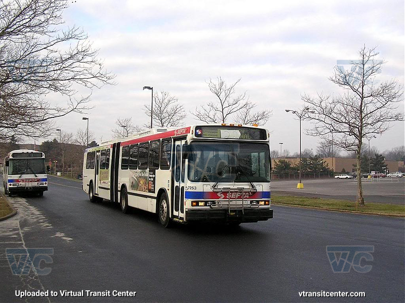 SEPTA 7253 on Route 22
Busted sign, it's kinda wild
