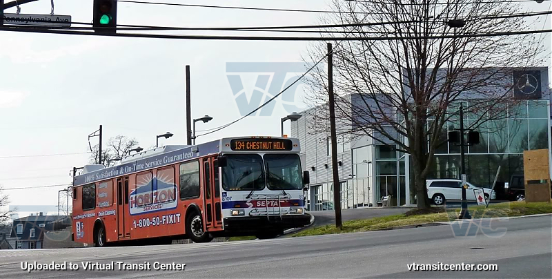 SEPTA 8107 on Route 134
Route 134 EXPRESS to Chestnut Hill
March 16th 2012
