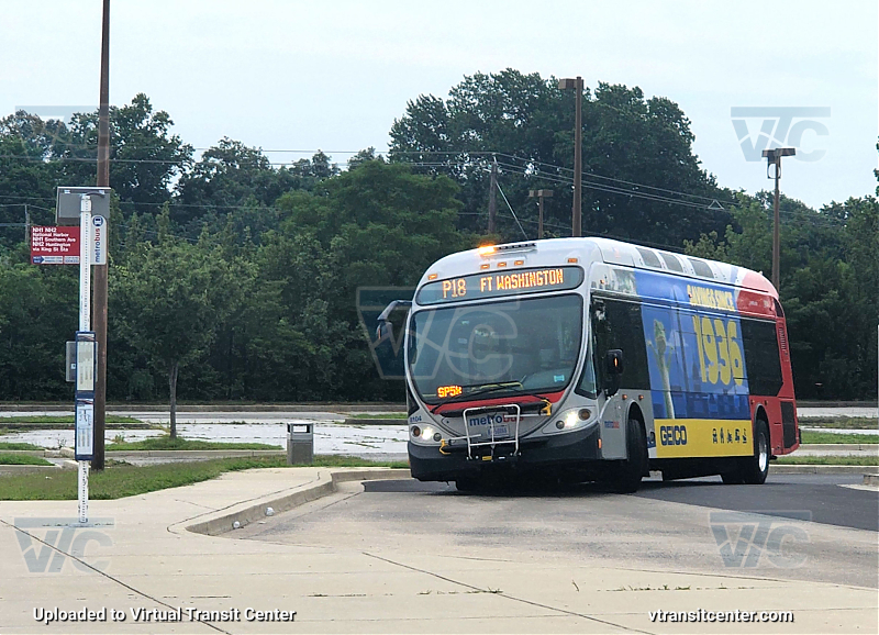 WMATA 8104 on Route P18
Route P18 to Fort Washington

