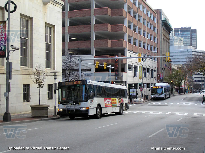 MTA Maryland 0065 and 06001
Route 1 to Sinai Hospital
Keywords: MTA Maryland;New Flyer DE40LFR;2006;NABI 416