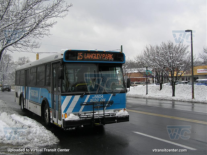 Montgomery County Ride-On 5604 on Route 15
Route 15 to Langley Park

