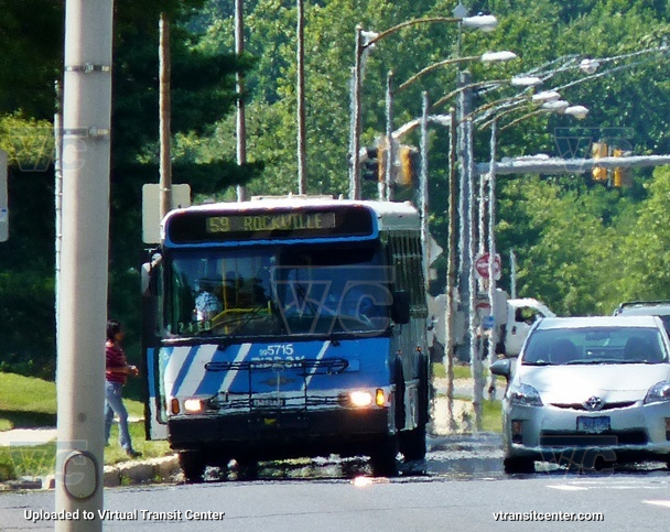 Montgomery County Ride-On 5715 on Route 59
Route 59 to Rockville
