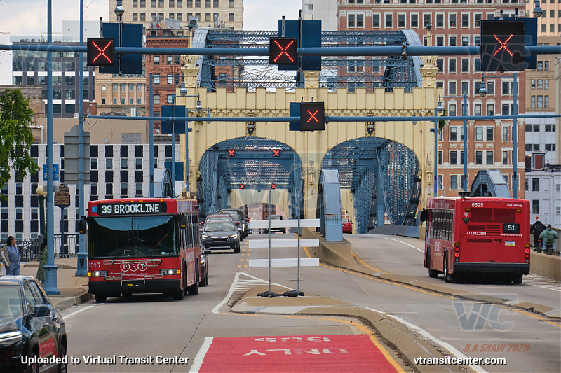 Pittsburgh Regional Transit 6516 and 6525
6516 - Route 39 Brookline
May 3rd 2026
