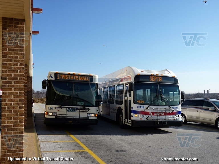 DART First State 220 and SEPTA 8359
SEPTA Route 113 and DART Route 1
Keywords: DARTFirstState;SEPTA Bus;New Flyer DE40LFR
