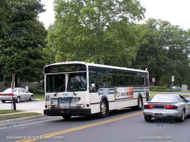 DART First State Phantom 408 on Route 55
Route 55 to People's Plaza and Christiana Mall
