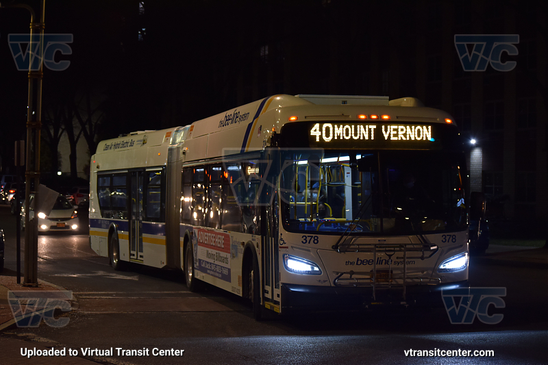 Westchester Bee-Line 378 on Route 40
Route 40 to Mount Vernon
