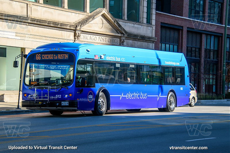 Chicago Transit Authority 612 on Route 66
