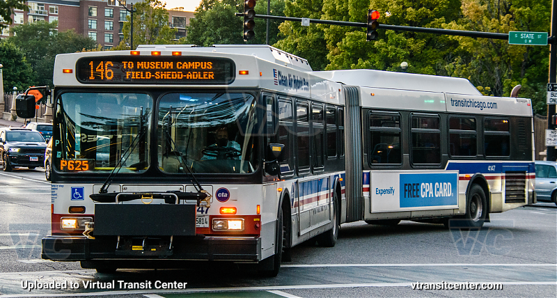Chicago Transit Authority 4147 on Route 146
