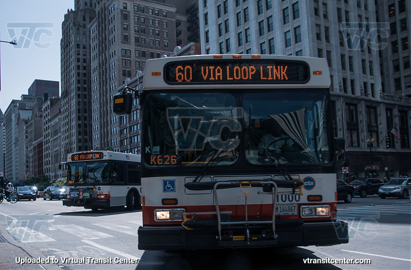 Chicago Transit Authority 1000 on Route 60
