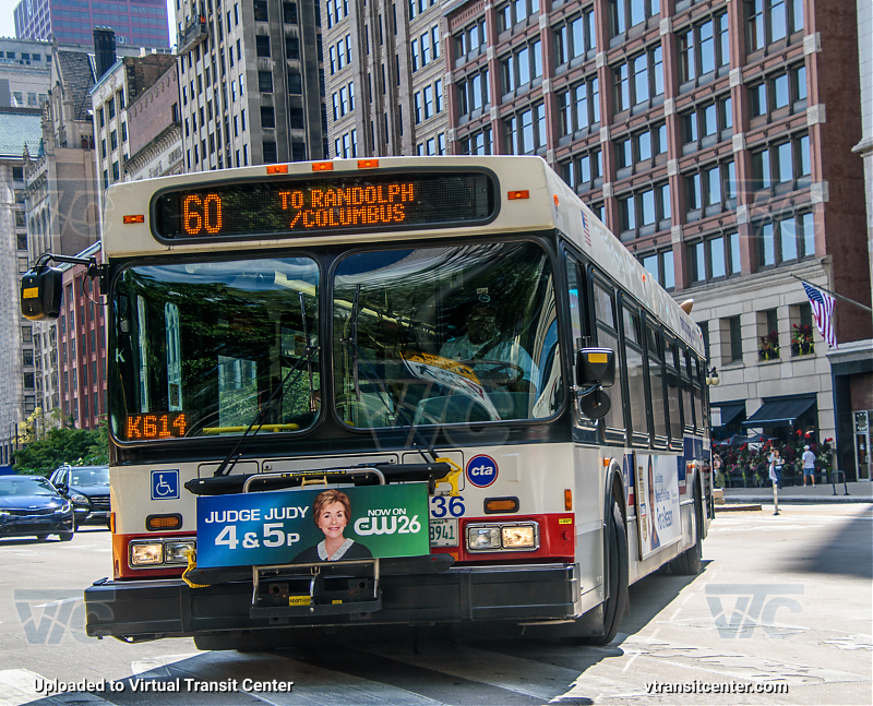 Chicago Transit Authority 1636 on Route 60
