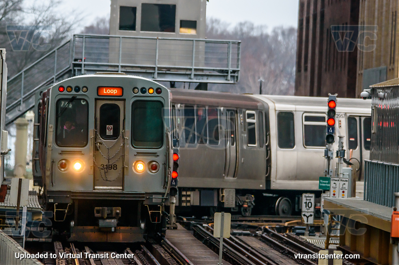 Chicago Transit Authority L Train 3198 on the Orange Line
Keywords: CTA