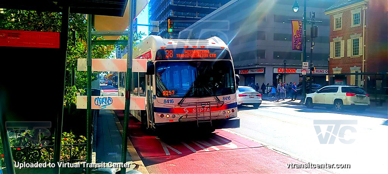 SEPTA 8416 on the 38
