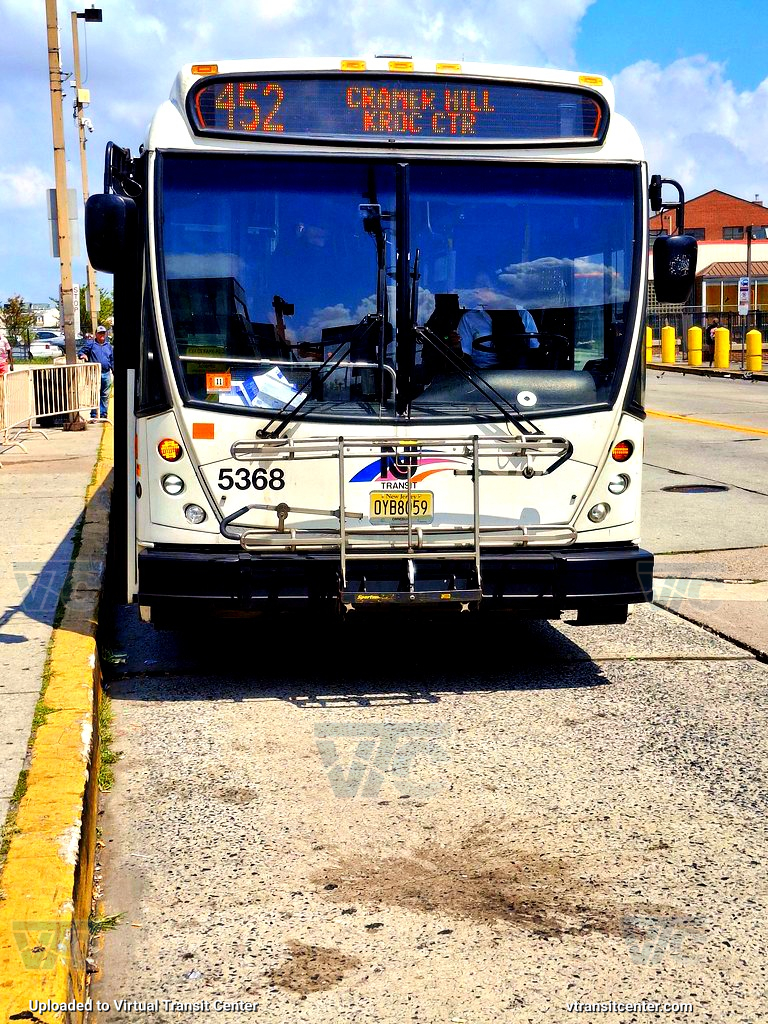 NJ Transit 5368 on the 452
452 to Cramer Hill Kroc Center
Keywords: Jerzey boy Productions