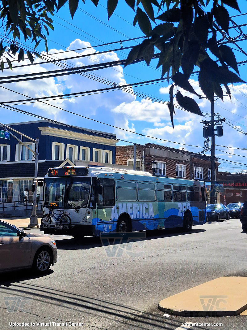 NJ Transit 5585 on the 404
Route 404 to Cherry Hill Mall 
Keywords: Jerzey boy Productions