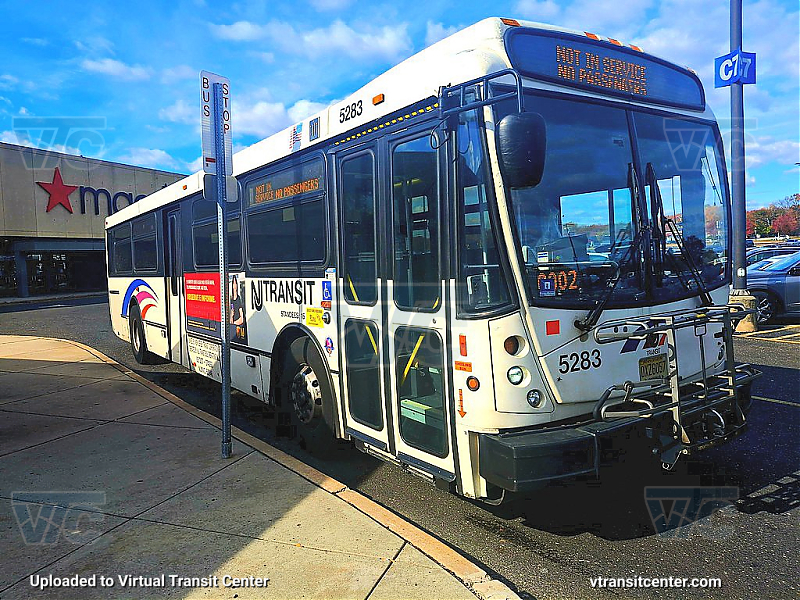 NJ Transit 5283
Not in Service 
No Passengers
Keywords: Jerzey boy Productions