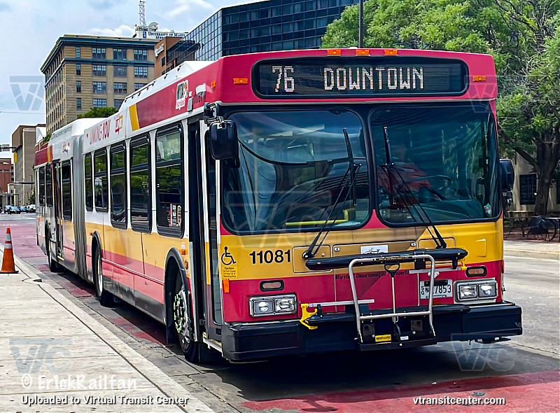 MDOT 2011 New Flyer DE60LF #11081 doing Route 76 heading to Downtown.
MDOT 2011 New Flyer DE60LF #11081 doing Route 76 heading to Downtown, in a chill day to fan around the city.
Keywords: Articulated;DE60LF;New Flyer