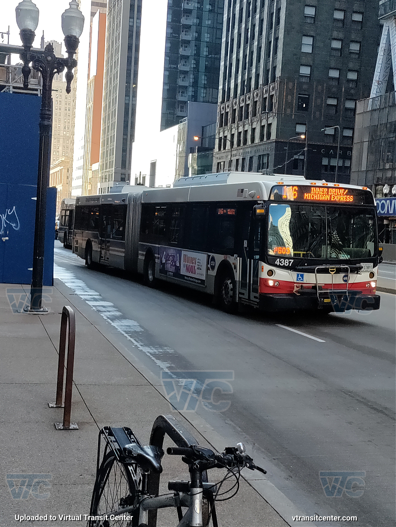 Chicago Transit Authority 4387 on 146

