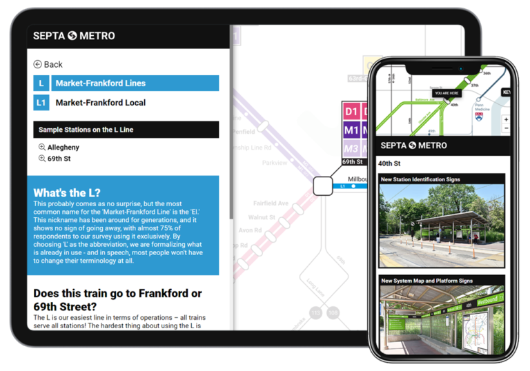 SEPTA Unveils New “SEPTA Metro” Wayfinding System