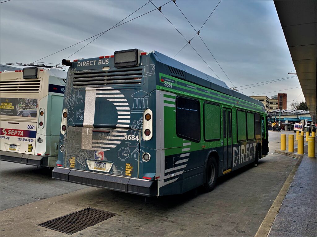 SEPTA Direct 8684 Rear/Door View