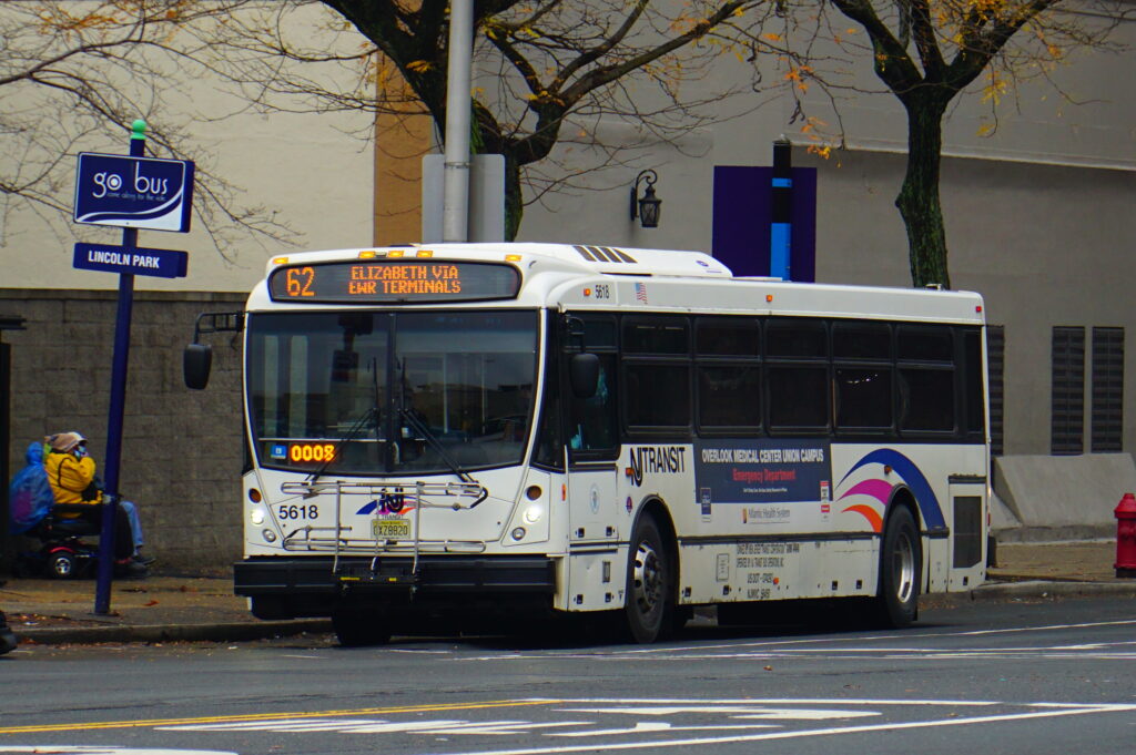 NJ Transit NABI Airport Bus on route 62