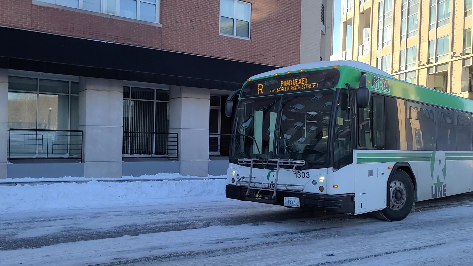 RIPTA 2013 Gillig BRT on the R Line at Providence Station, in Providence, Rhode Island by @djcrazyshooter