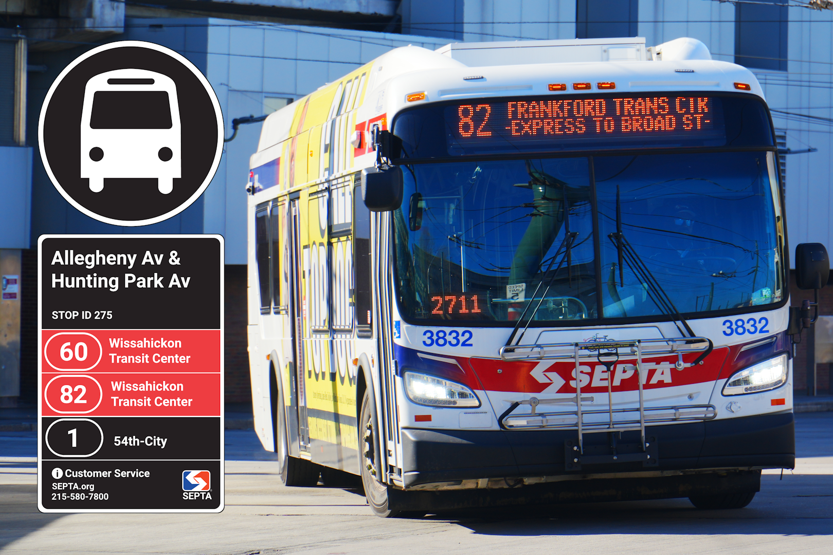SEPTA New Bus Stops