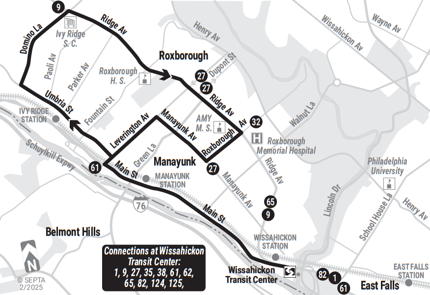 SEPTA Route 35, August 2025